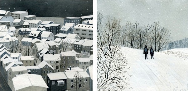 Deux illustrations de l'artiste Yelena Bryksenkova